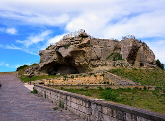 fortress of Ceres (rocca di cerere) Enna Sicily Italy