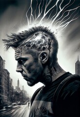 Obraz premium Generative ai render of a mockup person