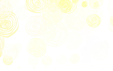 Light Orange vector abstract backdrop with roses.