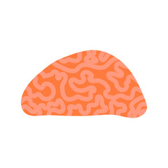Coral reef kid vector illustration isolated on transparent png