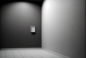 Background of a blank wall. Generative AI