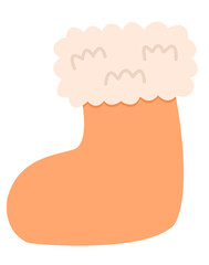 Gingerbread boot png. Christmas cookie