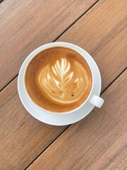 cup of coffee on table