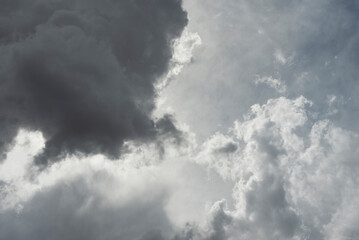 Obraz premium Dramatic monsoon season clouds in western Colorado