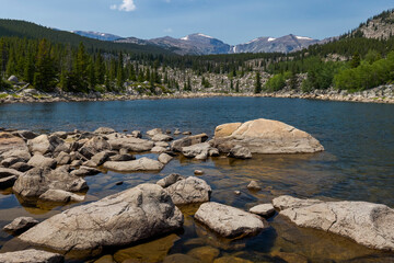 Long Lake in the Cloud Peak Wilderness of Wyoming's Bighorn Mountains