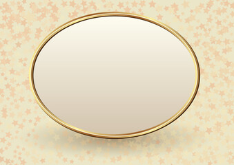 golden banner with stars