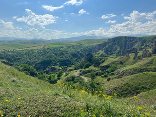 Naklejka na ściany i meble Beautiful Landscape in the mountain of Armenia