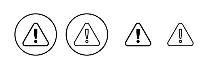 Exclamation danger sign illustration. attention sign and symbol. Hazard warning attention sign