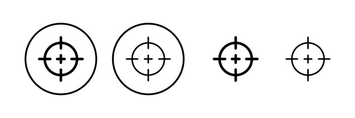 Target icon vector illustration. goal icon vector. target marketing sign and symbol