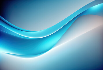 Background of an abstract banner in light blue gradient. Generative AI