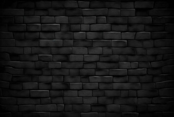 Background of a black wall. Generative AI