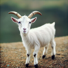Obraz premium Portrait of a goat
