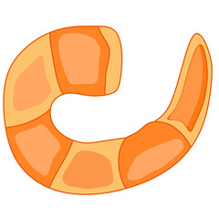 Grill sea shrimp for your cooking