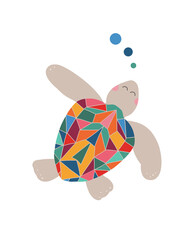 colorful turtle
