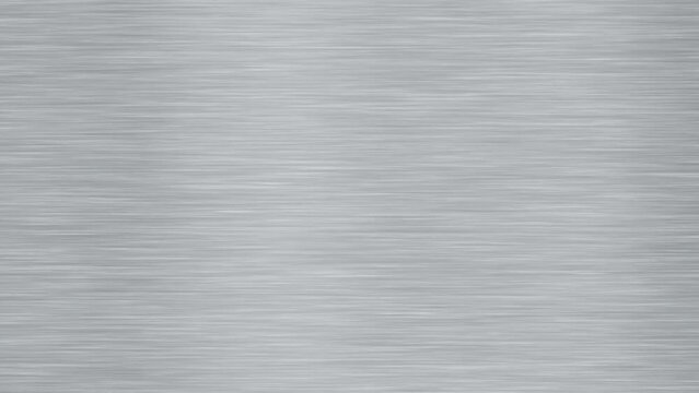 Aluminum shiny polished seamless sheet textures loop. Stainless brushed metal background material.