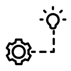 innovative line icon