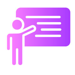 presentation gradient icon