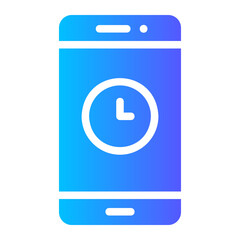 time gradient icon