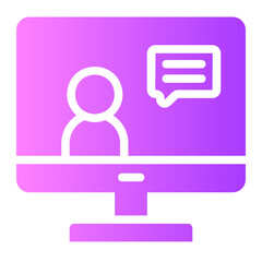 videocall gradient icon