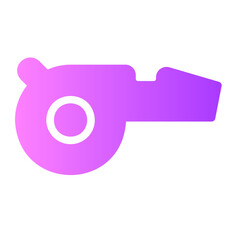 whistle gradient icon