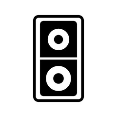 Speaker box icon vector design templates