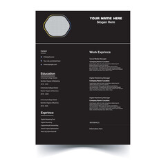 job creative resume design 2023