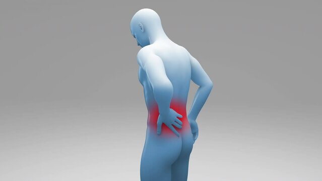 Lower Back Pain Throbbing Red