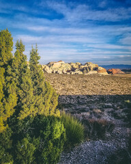 landscape with rocks