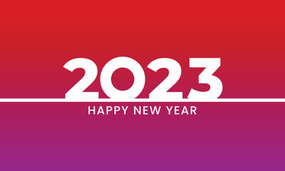 Happy new year 2023. Festive celebration. Trendy and modern for banner and media post template