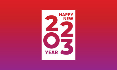 Happy new year 2023. Festive celebration. Trendy and modern for banner and media post template