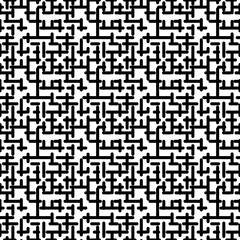 Seamless pattern, rough vector background, black and white