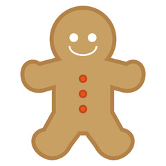 クリスマス素材のジンジャークッキー