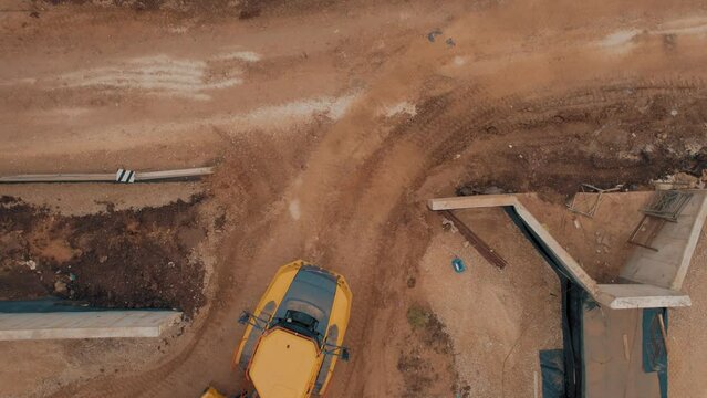 VOLVO A30G articulated hauler full of sand - heavy earthwork construction #005