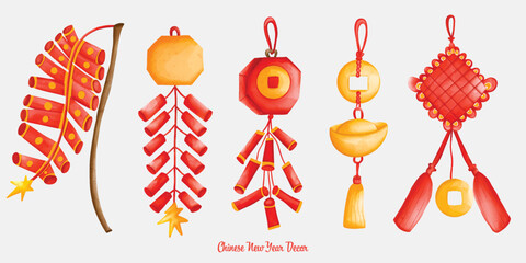 Firecracker, Chinese New Year decoration