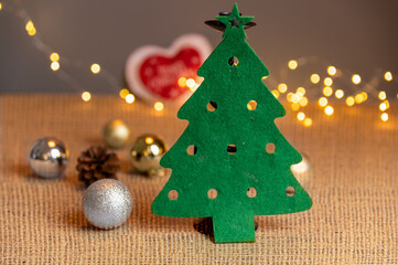 christmas tree with decorations