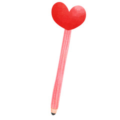 heart pencil