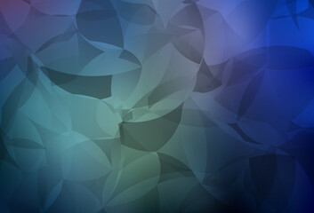 Light BLUE vector gradient triangles texture.