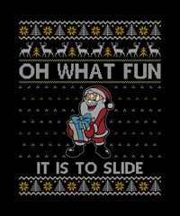 Oh What Fun It Is To slide Christmas Design