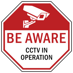 stop sign and labels private property on trespassing, authorized personnel only, do not enter, under security system