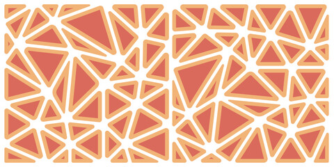 Seamless pattern ethnic geometric triangular shape. Vector illustration. Good quality. Good design