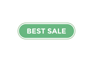 Best sale button web banner template Vector Illustration