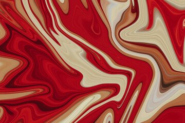 Abstract colorful marble fluid liquid background design.