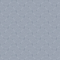 Seamless pattern vintage geometric arts and deco line floral background design.