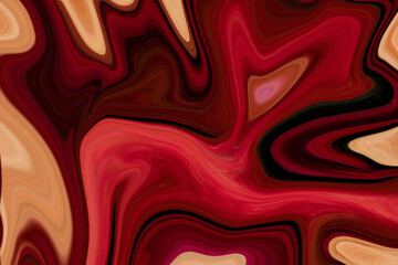 Abstract colorful marble fluid liquid background design.