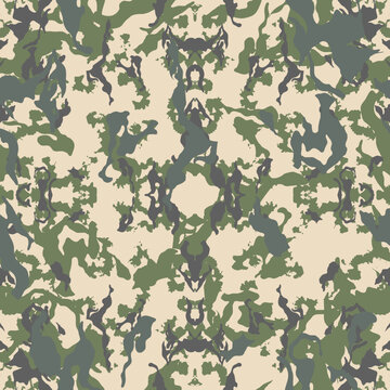 Army military camouflage pattern texture flat background.