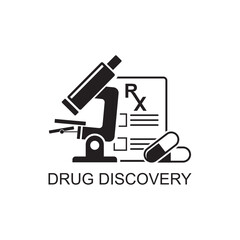 drug discovery icon , medical icon