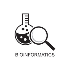 bioinformatic icon , medical icon vector