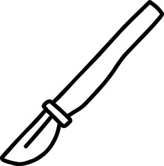 Hand Drawn scalpel for doctor illustration