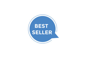 Best seller button web banner template Vector Illustration

