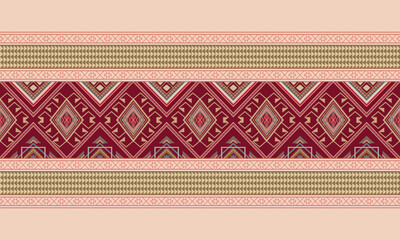 Geometric ethnic pattern for background,fabric,wrapping,clothing,wallpaper,Batik,carpet,embroidery style.